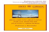 REGLAMENTO - cpicd1.org.ar€¦ · Reglamento CIRSOC 804 - Reglamento Argentino para el Diseño de Puentes Carreteros Índice - I INDICE CAPÍTULO 13. DEFENSAS Y BARANDAS 13.1. ALCANCE