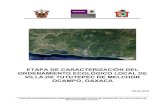 ETAPA DE CARACTERIZACIÓN DEL ORDENAMIENTO ECOLÓGICO LOCAL DE VILLA DE TUTUTEPEC DE ... · 2014. 12. 22. · 41. Censo pesquero en el Parque Lagunas de Chacahua 133 42. Tututepec.