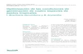Optimización de las condiciones de germinación de cuatro ...3 Especialidad: Tecnología de Semillas. Centro para Investigaciones en Granos y Semillas. Universidad de Costa Rica.