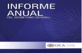 TABLA DE CONTENIDOS - OASscm.oas.org/pdfs/2019/CP41254SINFORMEANUALSG2018.pdf · LIII Período extraordinario de sesiones de la Asamblea General El LIII período extraordinario de