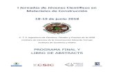 PROGRAMA FINAL Y LIBRO DE ABSTRACTScrapulas.net/.../06/Libro-de-Abstracts-JJCMT-2018.pdf · celebración de cursos a demanda de sectores industriales y académicos concretos, y en