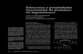 Estructura y propiedades funcionales de proteínas · 2012. 11. 27. · número 227 • cUarto trimestre de 2003 • 35 U Estructura y propiedades funcionales de proteínas de leguminosas
