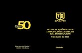 1965-2015 ACTO ACADÉMICO DE IMPOSICIÓN DE BECAS XVI … · Universidad de Córdoba 20,30 h. Copa Clausura del Acto Intervención de las alumnas Imposición de becas a las alumnas