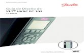 Guía de Diseño de VLT HVAC FC 102 1,1-90 kW8.11 Perfil de control (Danfoss) del convertidor de frecuencia 162 8.11.1 Código de control de acuerdo con el perfil FC (8-10 Trama control