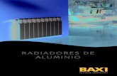 RADIADORES DE ALUMINIO - BaxiRadiadores por elementos, fabricados en aleación de aluminio fundido inyectada a presión. Toda la producción se somete a rigurosos controles de calidad,