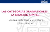 Lengua castellana y Literatura 2º Bachillerato€¦ · CLASES DE ADJETIVOS: SEGÚN SU SIGNIFICADO SEGÚN LA FUNCIÓN DEL LENGUAJE SEGÚN SU USO Caliﬁcavos Relacionales Cuasideterminavos