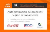 Automatización de procesos Región Latinoamérica · entre BDO Argentina y Clever Advisor dedicada a brindar asesoramiento y soluciones para la automatización de conciliaciones