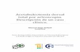 Clínica Veterinaria Sagrada Familia - Acetabulectomía dorsal total … · 2018. 12. 21. · Clínica Veterinaria Sagrada Familia, en Barcelona, España. Acetabulectomía dorsal