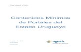 Contenidos mínimos de portales del Estado Uruguayo...6 | Contenidos mínimos de portales del Estado Uruguayo o Identificar su función desde el nombre: “Envíenos sus comentarios”,