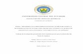 UNIVERSIDAD CENTRAL DEL ECUADOR · 2018. 3. 21. · UNIVERSIDAD CENTRAL DEL ECUADOR FACULTAD DE CIENCIAS QUÍMICAS CARRERA DE QUÍMICA TEMA: “DESARROLLO E IMPLEMENTACIÓN DE UN