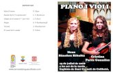 2018-07-15 Piano i Violi...2018/07/15  · Toccata A. Khachaturian El sonetí de la rosada E. Toldrà Elegia S. V. Rachmaninoff Salut d'Amour E. Elgar CRISTINA PARÉS GONZÁLEZ (violinista)
