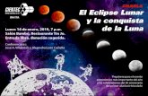 21 de enero 2019 - Fundación CIENTEC · CURSO DE ASTRONOMIA 11, 12 y 13 febrero El eclipse sucede cuando la Luna está en Cancer, al oeste del Cúmulo del Pesebre (Beehive Cluster)