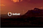 PowerPoint Presentation - SolGold...2019/06/12  · de ley han delineado un Objetivo de Exploración aproximado en Apala que oscila entre 620 Mt y I .05 % de cobre equivalente, utilizando