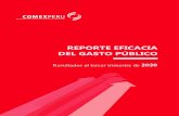 REPORTE EFICACIA DEL GASTO PÚBLICO...Reporte Eficacia del Gasto - ComexPerú Reporte Eficacia del Gasto - ComexPerú 12 13 A inicios de 2020, el PIA destinado a la función Transporte