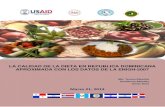 LA CALIDAD DE LA DIETA EN REPUBLICA DOMINICANA …valores corresponden a la disponibilidad de alimentos en el hogar y a través de ellos aproximar el consumo aparente de alimentos