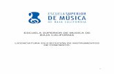 ESCUELA SUPERIOR DE MUSICA DE BAJA CALIFORNIA · 2020. 3. 8. · 2.3.7 Mendelssohn, Félix. Concierto en mi menor para violín y orquesta 2.3.8 Sonata para violín y piano 2.3.9 Saint-Saens,