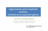 Dra MJPaniaguaMartín M.J. - SEFH€¦ · • Traslado planta ( al mes post‐TC): Hidroneumotórax izquierdo( tubo de tórax). BEM sin rechazo. ECG. Ritmo sinusal 90 lpm, trastornos