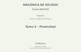 Tema 3 Plasticidad - Academia Cartagena99 03 Pl… · Tema 3.- Plasticidad | 3.1.- Cuestiones Previas Invariantes del tensor de tensiones (Invariantes de Cauchy): 3.1.3. Recordatorio