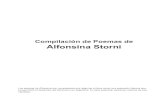 Compilación de Poemas de Alfonsina Storni...Compilación de Poemas de Alfonsina Storni Los poemas de Alfonsina son considerados por algunos críticos como una expresión literaria