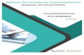 Manual do sistema de teleconsultoria · Manual do Sistema de Telediagnóstico ECG MINDRAY Rede de Telessaúde de Minas Gerais 2 2. Como acessar o Sistema Telediagnóstico ECG MINDRAY