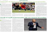 • 16 DE ENERO 2020 DDEPORTESEPORTES Selección ......dor del Barcelona FC, Johan Cruyff , manifestó su satisfacción de asumir la parte que le corresponde en este megaproyecto y