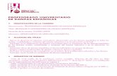 PROFESORADO UNIVERSITARIO DE DANZAS ESPAÑOLAS · 2017. 3. 11. · DE DANZAS ESPAÑOLAS IDENTIFICACIÓN DE LA CARRERA REQUISITOS DE INGRESO Denominación: ... 28 Dinámica Grupal