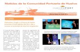 La noticia - Huelva Port · 2018. 5. 24. · Intermodal South América El Puerto de Huelva ha acudido entre los días 19 y 21 de marzo a la muestra Intermodal South América en Sao