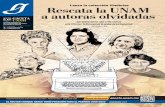 Lanza la colección Vindictas Rescata la UNAM a autoras olvidadas · 2019. 11. 21. · “Les confirmo que pondré en ello todo . mi entusiasmo y me esforzaré hasta el límite de