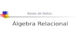 Álgebra Relacionaltupdigital.web.unq.edu.ar/.../10/UNQ-AlgebraRelacional.pdfPara todos, con excepción del producto cartesiano, join natural, join condicional y división: Las dos