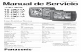 ORDEN DCS - SEP2001 - 001 - MS Manual de Servicio...• 1 transmissor de control remoto • 1 adaptador de impedancia 300Ω / 75W (balum) • 2 pilas de 1,5V (R6 o tipo “AA” pequeñas)