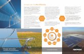 Energía solar de alta eficiencia · 2019. 9. 21. · Abengoa cuenta con tecnología termosolar propia y es líder mundial en la construcción de este tipo de plantas, con 1,7 GW