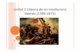 UiUnitat 2 L’època de les revolilucions liberals (1789‐1871)...ASSEMBLEA NACIONAL: ‐3r estat proposa: deliberació conjunta i vot per persona. ‐NEGATIVA de la noblesa i el