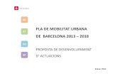 PLA DE MOBILITAT URBANA DE BARCELONA 2013 –2018 · 2020. 1. 31. · La Guàrdia Urbana a les Escoles, dut a terme pel Servei d’Educació per a la Mobilitat Segura Revisió de