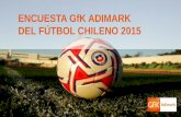 ENCUESTA GfK ADIMARK DEL FÚTBOL CHILENO 2015 · 2015. 10. 2. · Preferencia por equipos del fútbol chileno % de encuestados que se declara hincha de cada equipo Colo-Colo Universidad