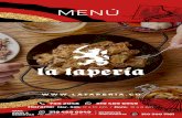 menu la taperialataperia.co/menu_la_taperia.pdf · Patatas a lo Pobre: Papas criollas crocantes, revueltas con huevos estrellados, tocineta y un poco de alioli ¡Nuevo! Champiñones