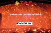 Calderas de Lecho Fluidizado - T&E Calderas y Energiacalderasyenergia.com/Calderas_Basuki_2016.pdf · Calderas de Lecho Fluidizado TIPO - ACUATUBULARES PARA VAPOR - HÍBRIDAS PARA