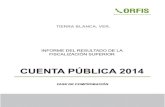 TIERRA BLANCA, VER. - ORFIS Veracruz...TIERRA BLANCA, VER. 415 1. PRESENTACIÓN Este documento revela el resultado de la Fiscalización Superior en su fase de comprobación que fue