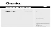 Do Not Translatemanuals.gogenielift.com/Operators/Spanish/1297728SP.pdf · 2021. 1. 13. · Part No. 1297728SPGT . ... 0,3 m ÷ 3,6 m = 0,083 x 100 = 8,3 % de pendiente Si la pendiente