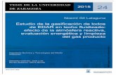 Estudio de la gasificación de lodos de EDAR en lecho fluidizado: …zaguan.unizar.es/record/30664/files/TESIS-2015-024.pdf · 2015. 2. 18. · estudio desarrollado en a Tesis.est