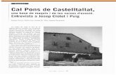 Cal Pons de Castelltallat, · 2018. 8. 20. · Cal Pons de Castelltallat, 1 una base de maquis i de les xarxes d'evasió. Entrevista a Josep Clotet i Puig 1 Jaume Serra, Lluís Len,