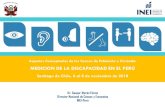 MEDICION DE LA DISCAPACIDAD EN EL PERÚ · 2018. 11. 7. · 1/ Definición tomada dela presentación “Discapacidad en los censos 2010 - Análisis las preguntas que indagan sobre