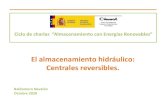 El almacenamiento hidráulico: Centrales reversibles. · 2020. 10. 7. · evacuación de energía. 8 a 10 años De 0,9 a 1,3 M€/MW 6 a 10 años De 0,5 a 1 M€/MW Aprovechando un