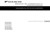 Manual de instalación e instrucciones · 2021. 1. 16. · Manual de instalación e instrucciones 4 Daikin EKHWP/EKHWC/EKHWD Daikin Acumulador de ACS de alto rendimiento 008.1618734