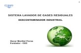 SISTEMA LAVADOR DE GASES RESIDUALES · 2018. 10. 30. · • Fabricar prototipo Generador de Electricidad a Diesel • Validar en 3CV • Análisis Laboratorio MAM LTDA. granulometría.