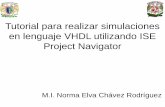 Tutorial para realizar simulaciones en lenguaje VHDL ...profesores.fi-b.unam.mx/normaelva/Tutorial_simulacion.pdfSimular la función de dos contadores, el primero deberá contar de