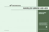 NXR125 BROS KS•ESmotoandes.co/pag/pdf/honda/NXR125 BROS-KS-ES 03-04-05.pdf · 2020. 1. 31. · nxr125 bros ks•es nxr125 bros (03•04•05) catÁlogo de peÇas parts catalogue