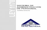 SISTEMA DE ADMINISTRACIÓN DE PERSONAL - OASoas.org/juridico/spanish/mesicic2_blv_ley_1178_sap_sp.pdfde Personal (SNAP), determinará los instructivos o guías procedimentales, la