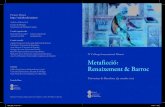 Metaficció: Renaixement & Barroc · 2014. 4. 8. · La poètica del Barroc: textos teòrics catalans, de Josep Solervicens (Ed. Punctum) Anne Duprat (Université de Picardie) 4 octubre