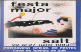 PROGRfïMfï OFKIfïL DE FESTES Casal de jubilats de Salt · 2018. 7. 18. · galvanitzada o alumini. Construeix i instal·la: Carrer Major, 308 - SALT Tallers: camí de Vilablareix