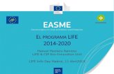 E PROGRAMA LIFE 2014-2020 · 3. Alcance y calidad de la contribución a los objetivos específicos de las áreas prioritarias del sub-programa LIFE de Acción Climática 5. a) Contribución